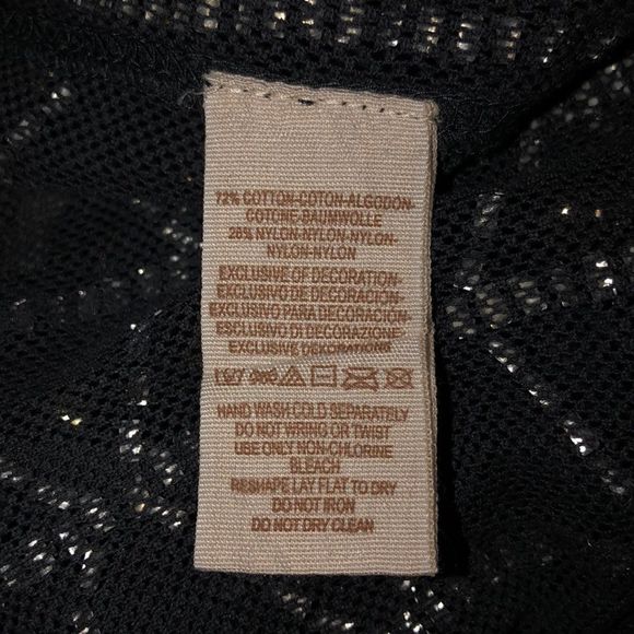 Free People Atlantis Metallic Embellished Grey Swing Crop Tank Size XS - Picture 14 of 16